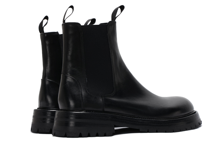 Viplander Top Grain Cow Leather Comfortable 16cm Chelsea Boots Men's