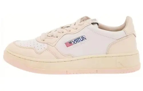 AUTRY Panelled Perforated Leather Sneakers