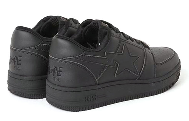 Мужские кеды A BATHING APE STA Low M2 (черный) — Чёрный — фото 3