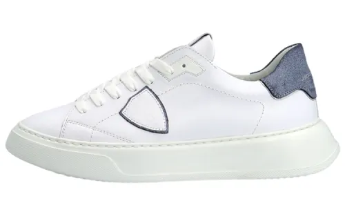 PHILIPPE MODEL Low top Casual Shoes Men's White Blue