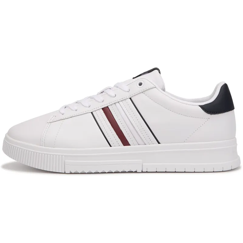 Tommy Hilfiger Cow Leather Slip Resistant Low top Skateboard Shoes Men's