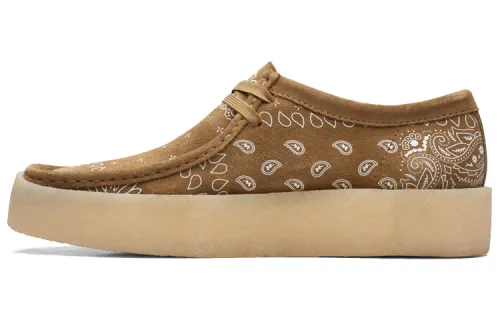 Clarks Originals Wallabee Oak Top Grain Cow Leather Casual Shoes Men's Dark Olive Green