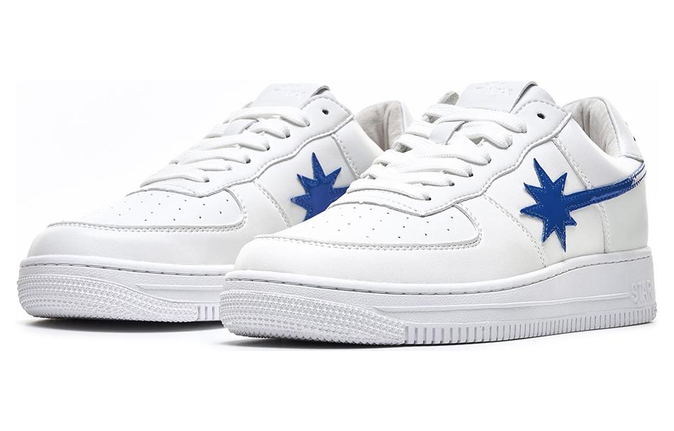 Starwalk Soldier Low top Skateboard Shoes Unisex White Blue