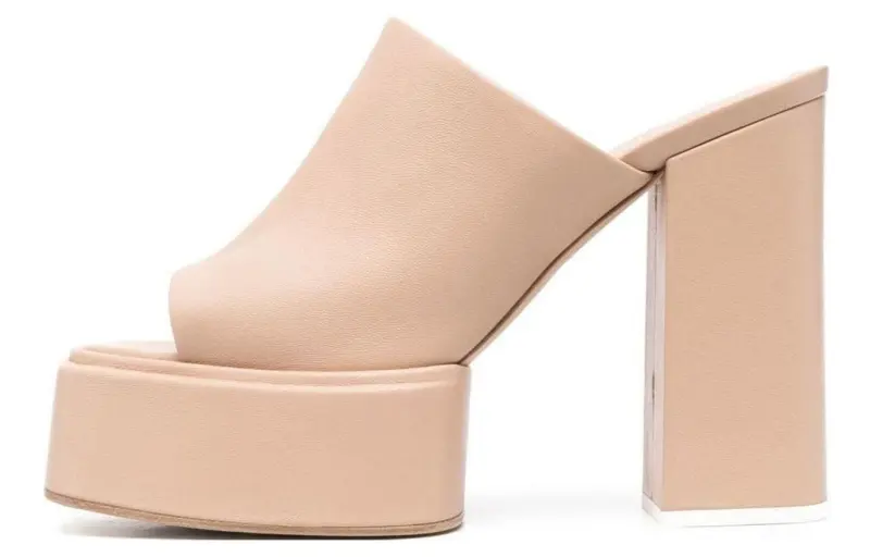 3Juin Sue Leather Mules