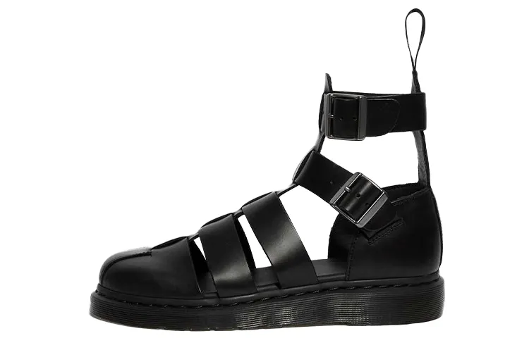 Dr.Martens Geraldo Leather Roman Sandals Unisex Black