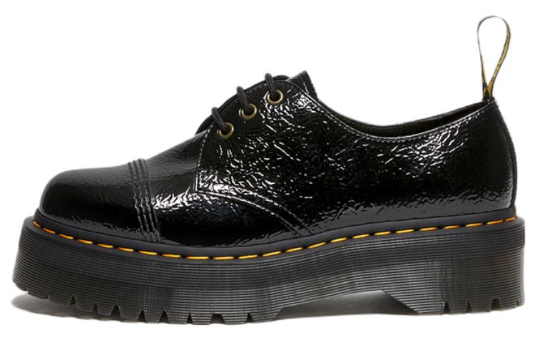 Dr.Martens Martin 1461 leather comfortable low-top platform shoes women's black