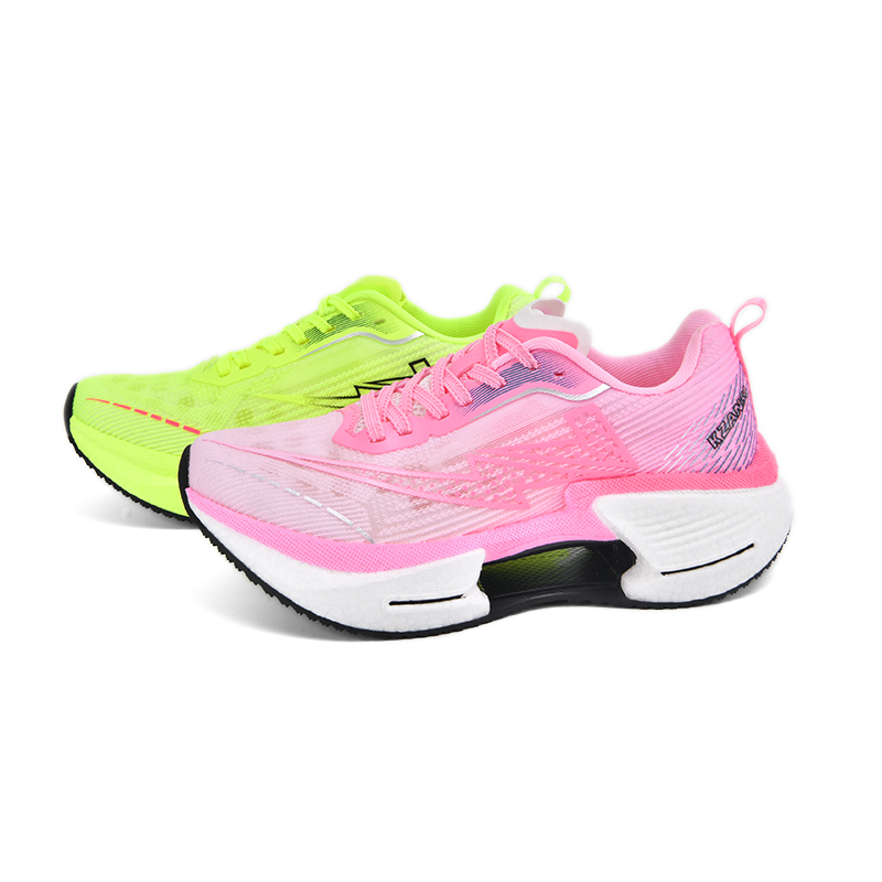 KZANSI Low top Running Shoes Unisex Pink Green