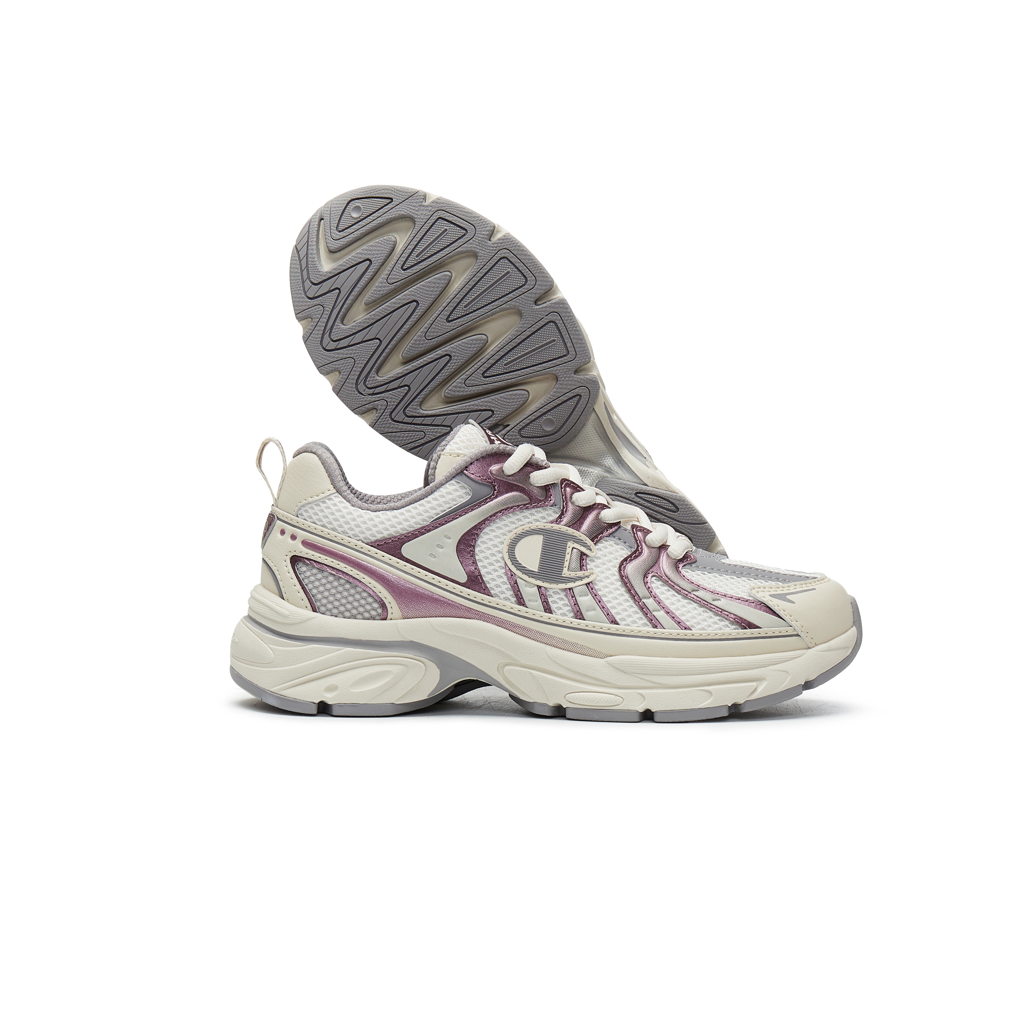 Champion Synthetic Leather Low top Running Shoes Women’s Rose Purple/Linen