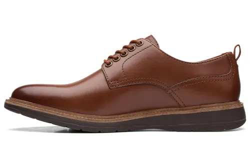 Clarks Cow Leather Casual Shoes Men's Dark Umber