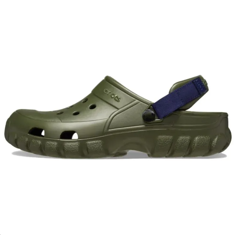 Crocs Polyester Clogs Unisex Green