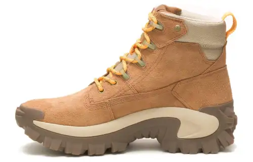 CAT Cushioning, Wear Resistant High top Outdoor Shoes Unisex Yellow Gray