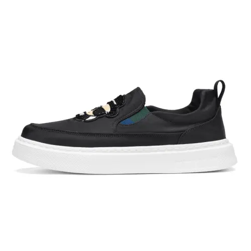 ENRICO COVERI Ankafray Mesh Breathable Low top Casual Shoes Men's Black