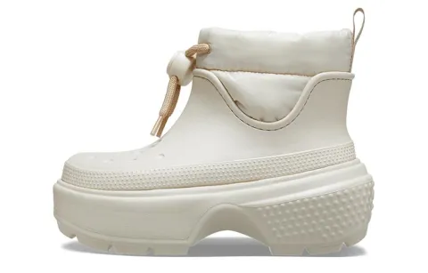 Crocs Stomp Puff Boots 'Stucco' Women's