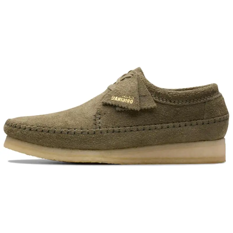 Clarks suede lace-up shoes
