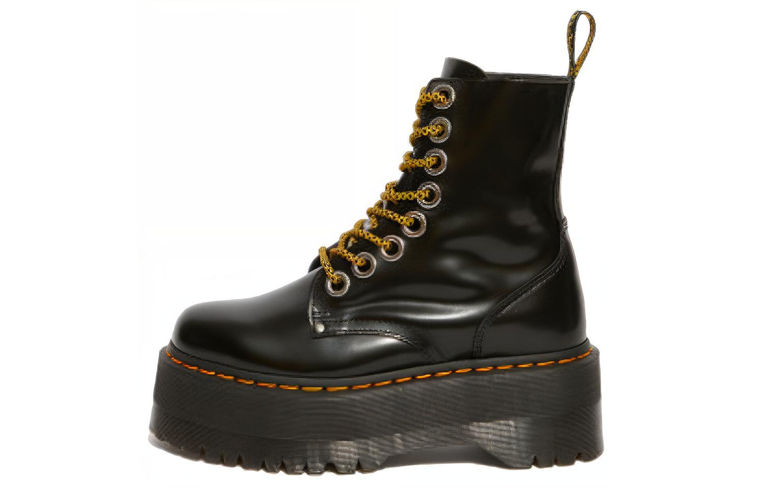 Jadon Wmns Dr.Martens Max Platform Boot 'Black Buttero' Women's