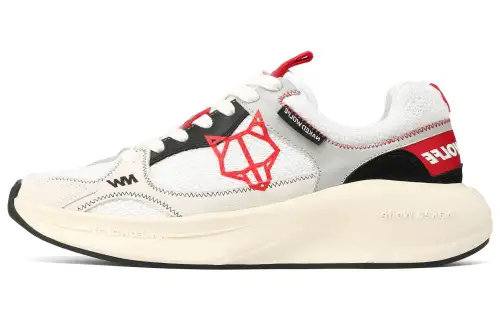 Naked Wolfe Mesh, Leather Low top Casual Shoes Men's Gray White Black