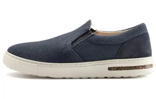 Birkenstock Canvas Low top Casual Shoes Unisex Midnight Blue Narrow