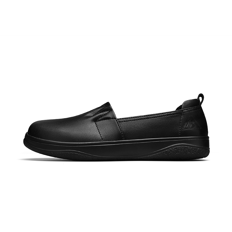 Foot Lijian Nurse Shoes, Lazy Shoes, Summer Small Leather Shoes, Soft Sole Comfortable, Simple and Dirty Resistant, Lace-Free Slip-On, Lightweight, Non-Slip and Wear-Resistant, Casual Shoes, Women's Style