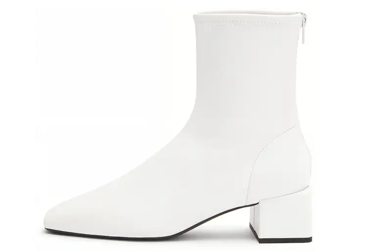 CHARLES&KEITH Ankle Boots Women's White