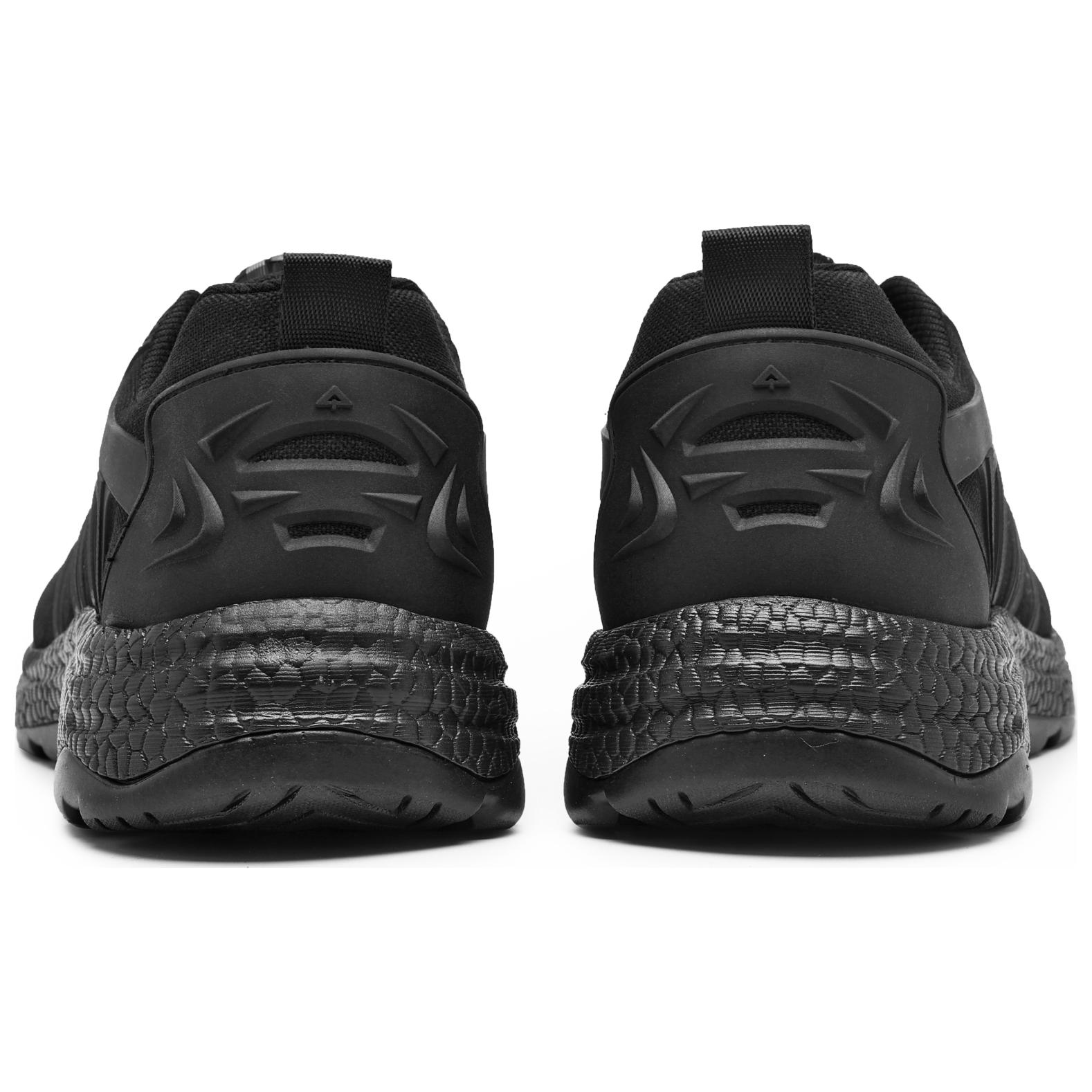 SHUSHUJIA Slip Resistant Abrasion Resistant Slip Resistant Abrasion Resistant Running Shoes Men’s Black