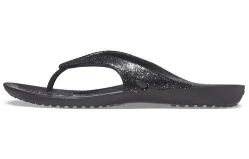 Crocs Kadee Ii Light Cozy Flip Flops Unisex Black