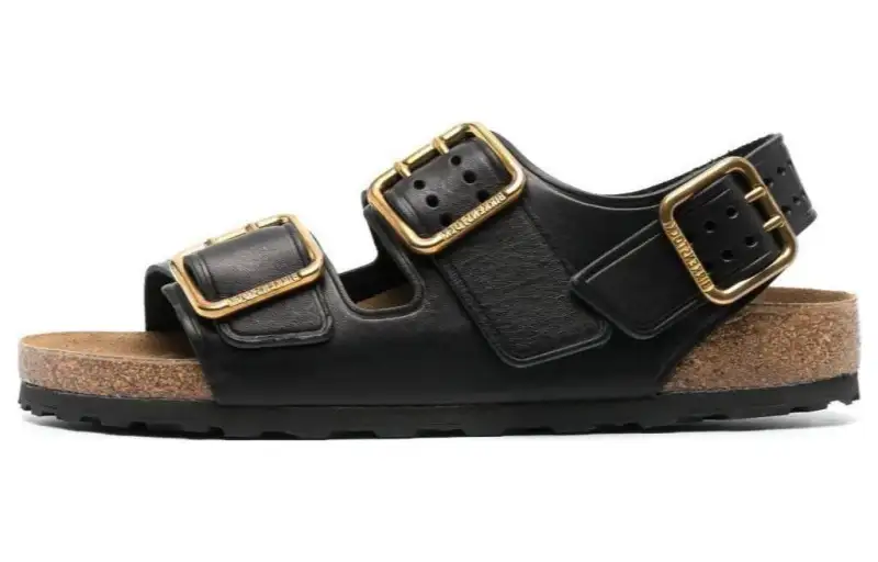 Birkenstock buckled leather sandals