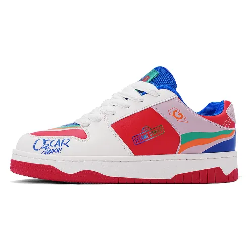SESAME STREET Synthetic Leather Low top Skateboard Shoes Unisex