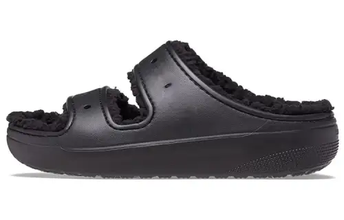 Crocs Classic Cozzzy Sandal 'Black'