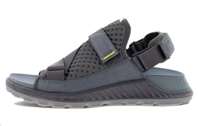 Ecco Breakthrough Fabric Fashion Sandal Men's Magnet Gray