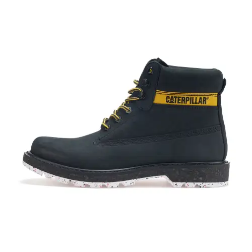 CAT E Colorado SS23 Cow Split Leather Abrasion Resistant Cushioning Slip Resistant Short Outdoor Boots Unisex Black