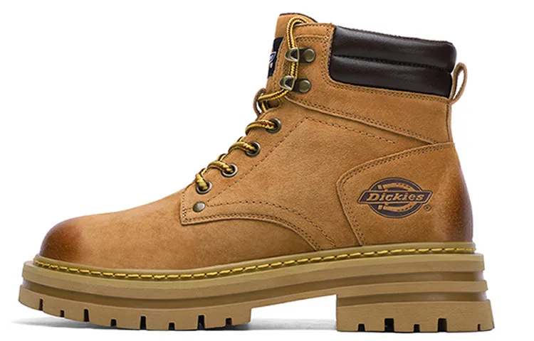 Dickies 12cm Combat Boots Women's Earth Yellow