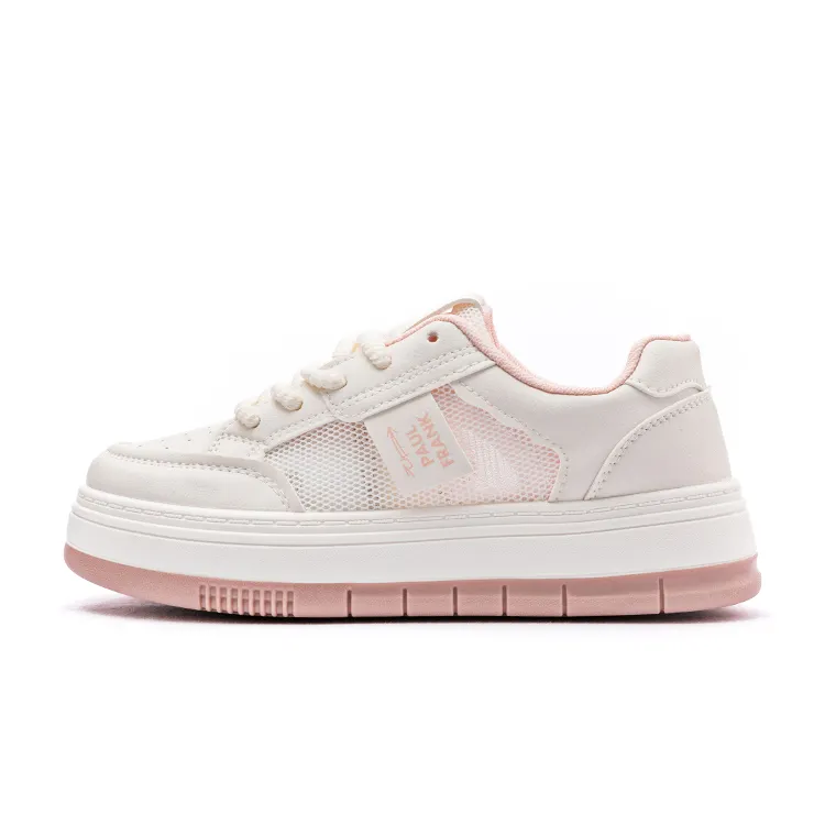 PAUL FRANK White Sneakers Lightweight And Breathable Low top Skateboard Shoes Women's