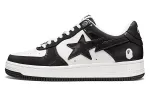 A BATHING APE BAPE STA Low top Stylish Skateboarding Shoes Women's Black