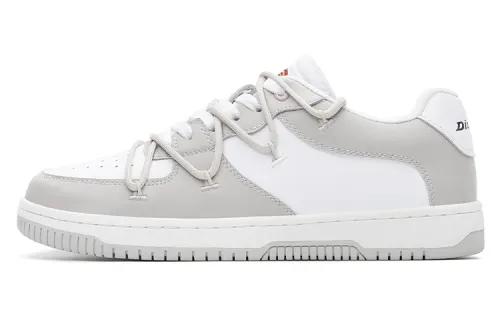 Dickies Breathable Low top Skateboard Shoes Women's White Gray