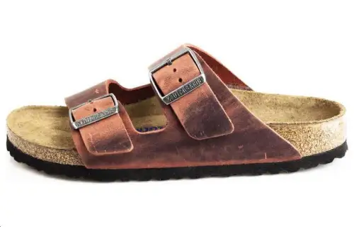 Birkenstock Arizona Slide Slippers Women's Earth Red