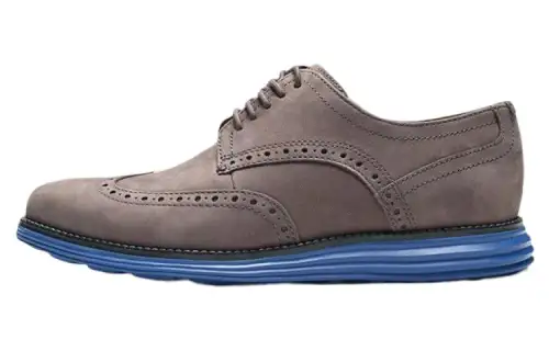 COLE HAAN Cow Leather Casual Leather Shoes Men's Dark Brown