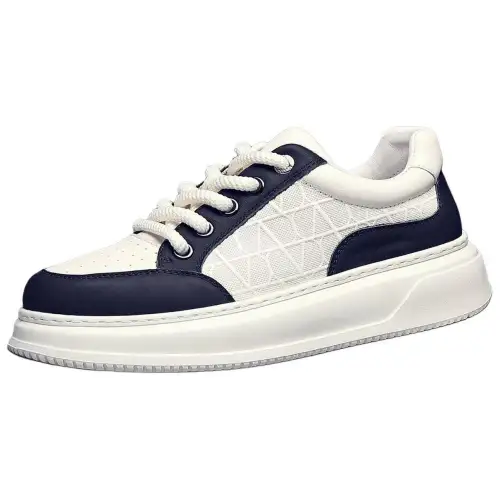 JANE HARLOW Leather Low top Casual Shoes Men's White Black