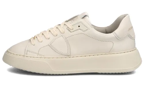 PHILIPPE MODEL Temple Skateboard Shoes Women's Low Top Light Brown