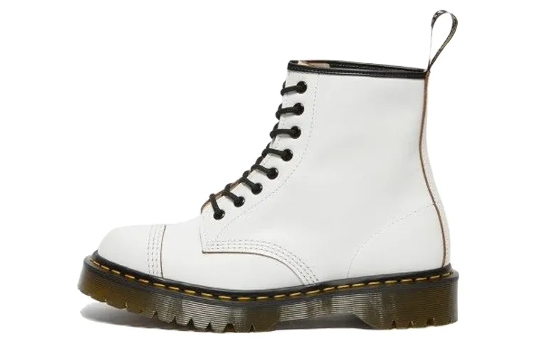Dr. Martens 1460 Bex Made In England Toe Cap Lace Up Boots 'White'