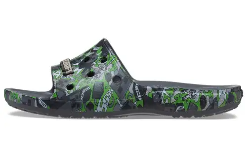 Crocs Classic Slide Minecraft Grey