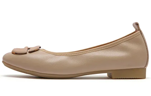 PACO GIL Women's Casual Shoes Women's Low Top Apricot