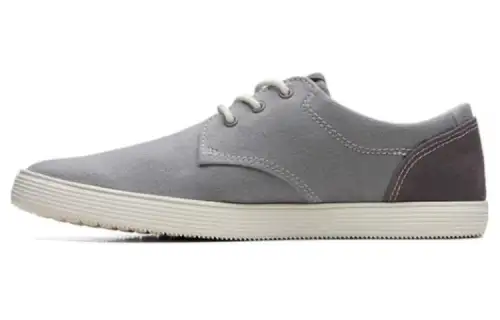 Clarks Fabric Comfortable And Breathable Low top Sports Casual Shoes Men's Gray