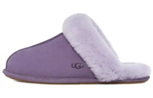UGG Suede Closed Toe Slippers Women's Purple