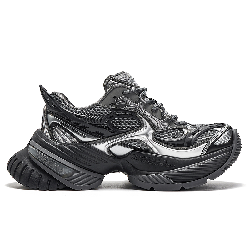 OGR Low top Running Shoes Unisex Deep Iron Black