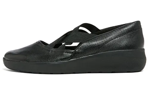 Clarks Fabric Casual Shoes Women's Black