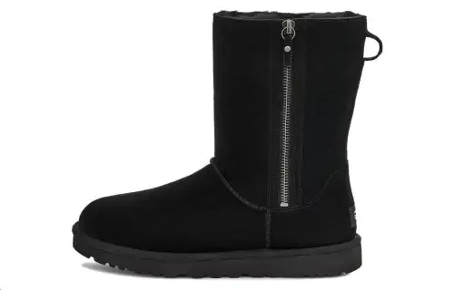 UGG Classic Short Zip 'Black' Women's