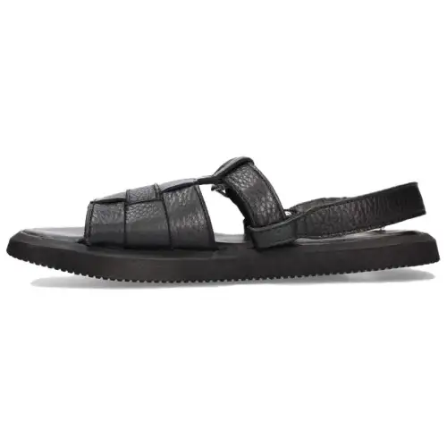 PREMIATA Cow Leather One Strap Sandals Men's Black