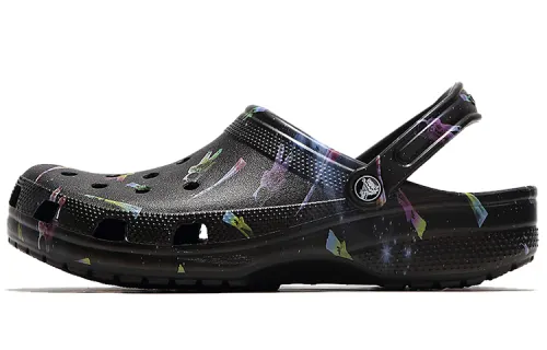 Crocs Classic Clog Casual Breathable Beach Shoes Black Unisex