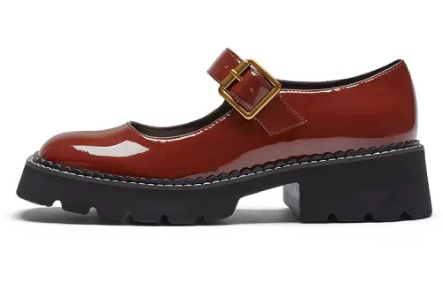 CHARLES&KEITH Pu Platform Shoes Women's Brandy