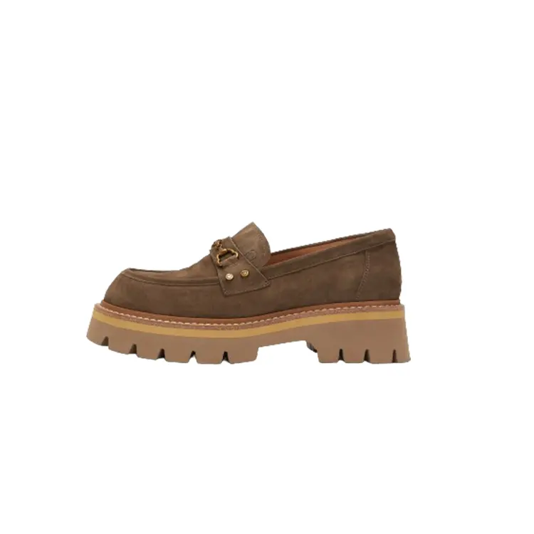 Teenie Weenie Loafers Women's Army Green/Brown